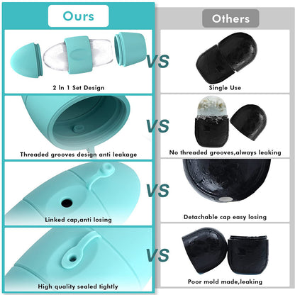 Tuabellezza IceLift™ – Rullo Viso in Silicone con Ghiaccio